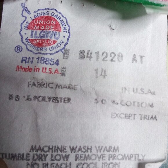 Vintage Rare Editions Abstract Geometric Stripes Pastel Midi Dress Sleeveless - Picture 5 of 7